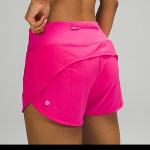 pink lululemon shorts size 6